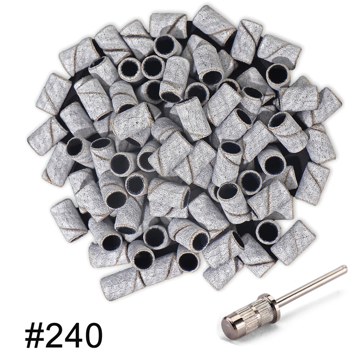 Diamond Nail Drill Bit Sanding Band Rotary Burr Foot Rasp Cuticle Cutters for Manicure Pedicure Disc Nozzles Tool Accessories