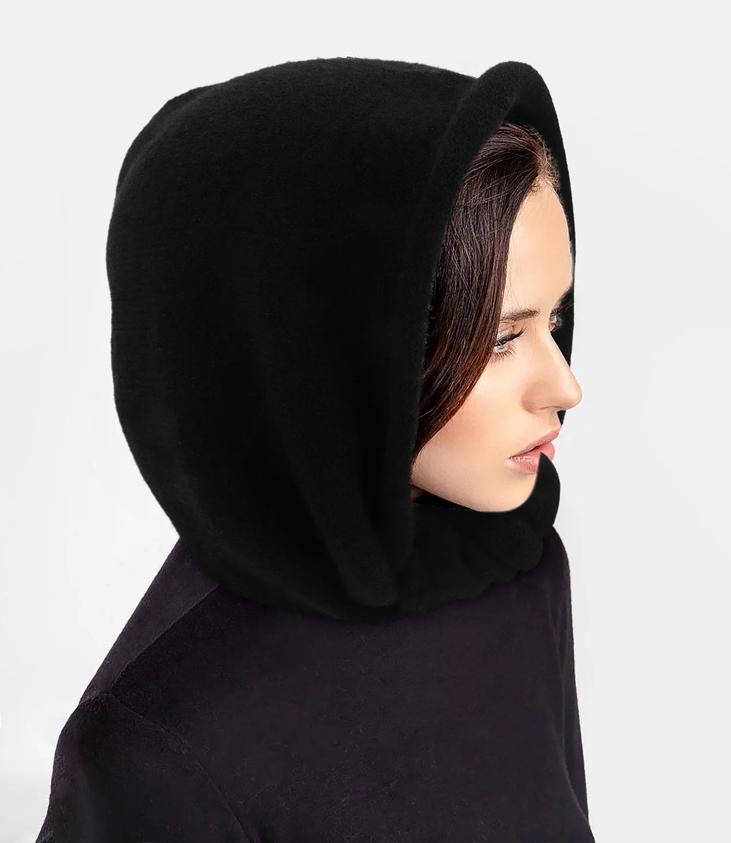 Fashion Women Winter Scarf Hat Set Knitted Cap Warm Balaclava Skullies & Beanies