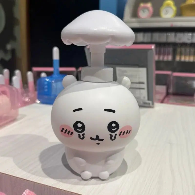 Jiyi Mushroom Shaped Portable Travel Bottles Cute Hand Sanitizer Shower Gel Dispenser Refillable Empty Containers for Home Bathr