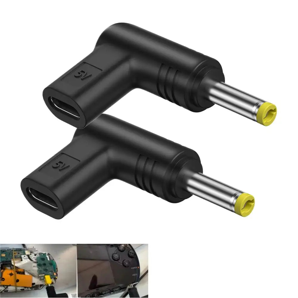 5V Type-C to DC Power Charge Convert for PSP 1000 2000 3000 Mini USB C Charging Convert Adapter