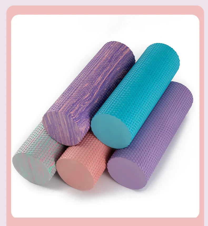 Eva Foam Roller 30/45/60cm Yoga Column Pilates Massage Roller Muscle Tissue Yoga Block Home Fitness Gym Sport Equipment