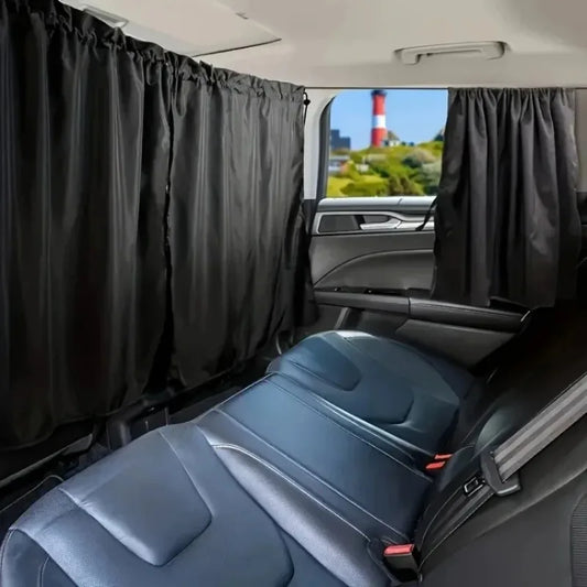 1/2/4pcs Car Privacy Curtain Set Window Shade for Travel Nap Night Camping Detachable Simple Curtain Vehicle sunshadeprivacy