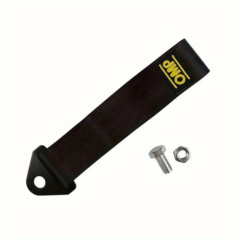 New Car Tow Strap Universal Nylon Towing Rope Front Tow Eye Strap for Car Compatible with Bumper Trailer Car Exterior Decoration
