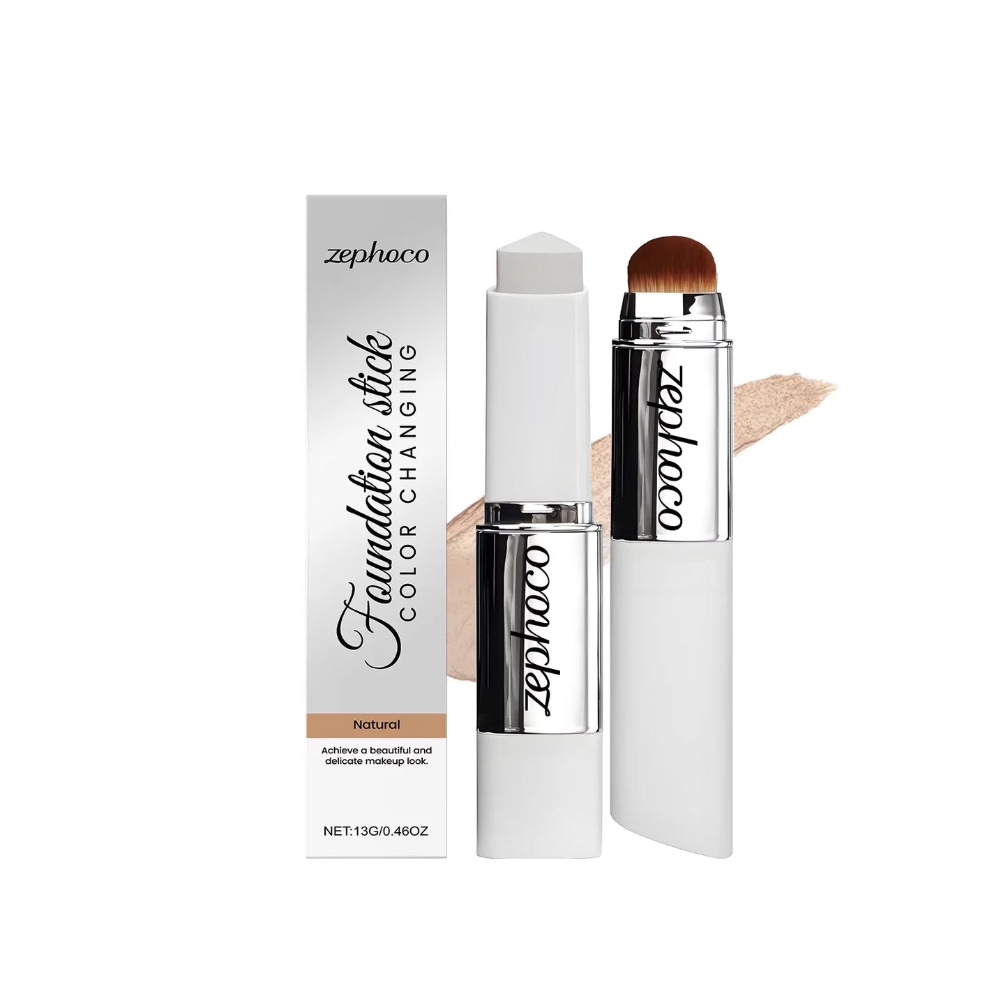 Foundation Stick Natural Persistent No Trace Makeup Feeling Even Skin Tone Invisible Pores Decorate Fine Lines Concealer Stick