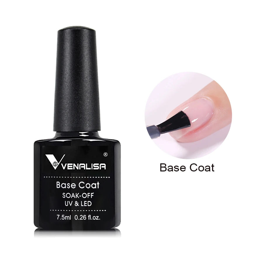 Venalisa Nail Gel Polish Semi Permanent Salon Quality TPO Free Glitter 7.5ml Soak off UV LED Nail Gel Varnish