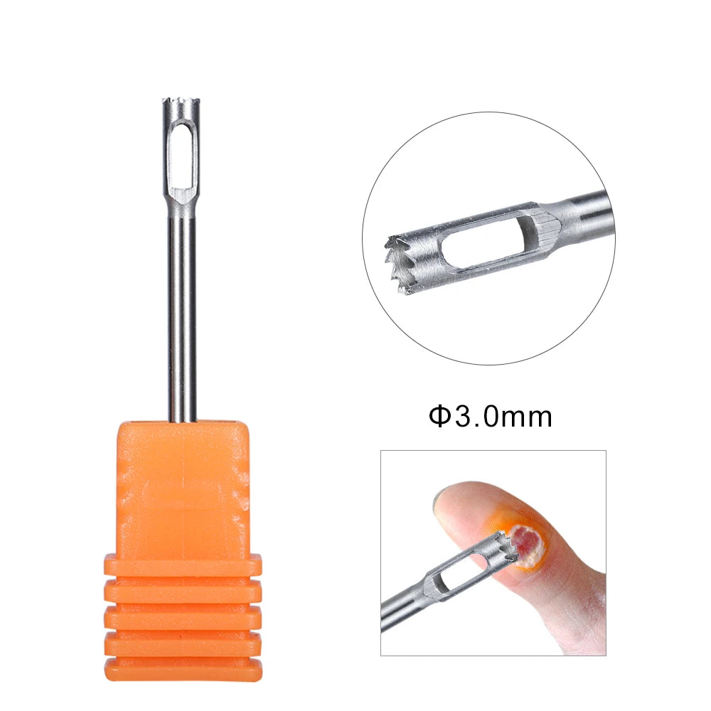 Diamond Nail Drill Bit Sanding Band Rotary Burr Foot Rasp Cuticle Cutters for Manicure Pedicure Disc Nozzles Tool Accessories