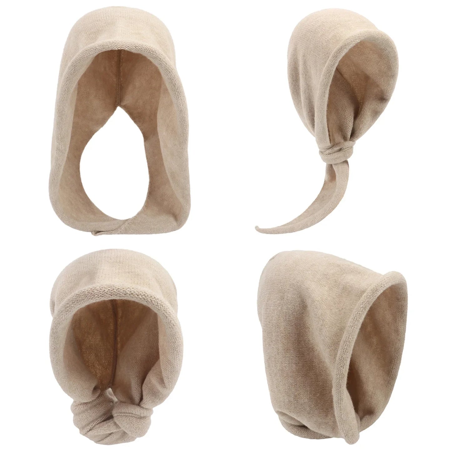 Fashion Women Winter Scarf Hat Set Knitted Cap Warm Balaclava Skullies & Beanies