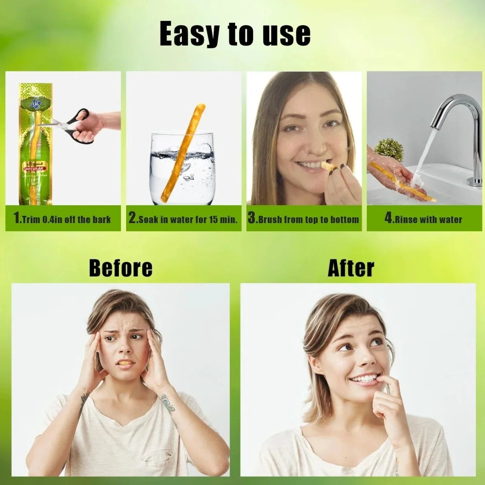 Mint Flavored Special Branch Miswak Vacuum Sealed Traditional Stick Toothbrush For Good Gums Teeth Fresher Breath Gift Siwak New