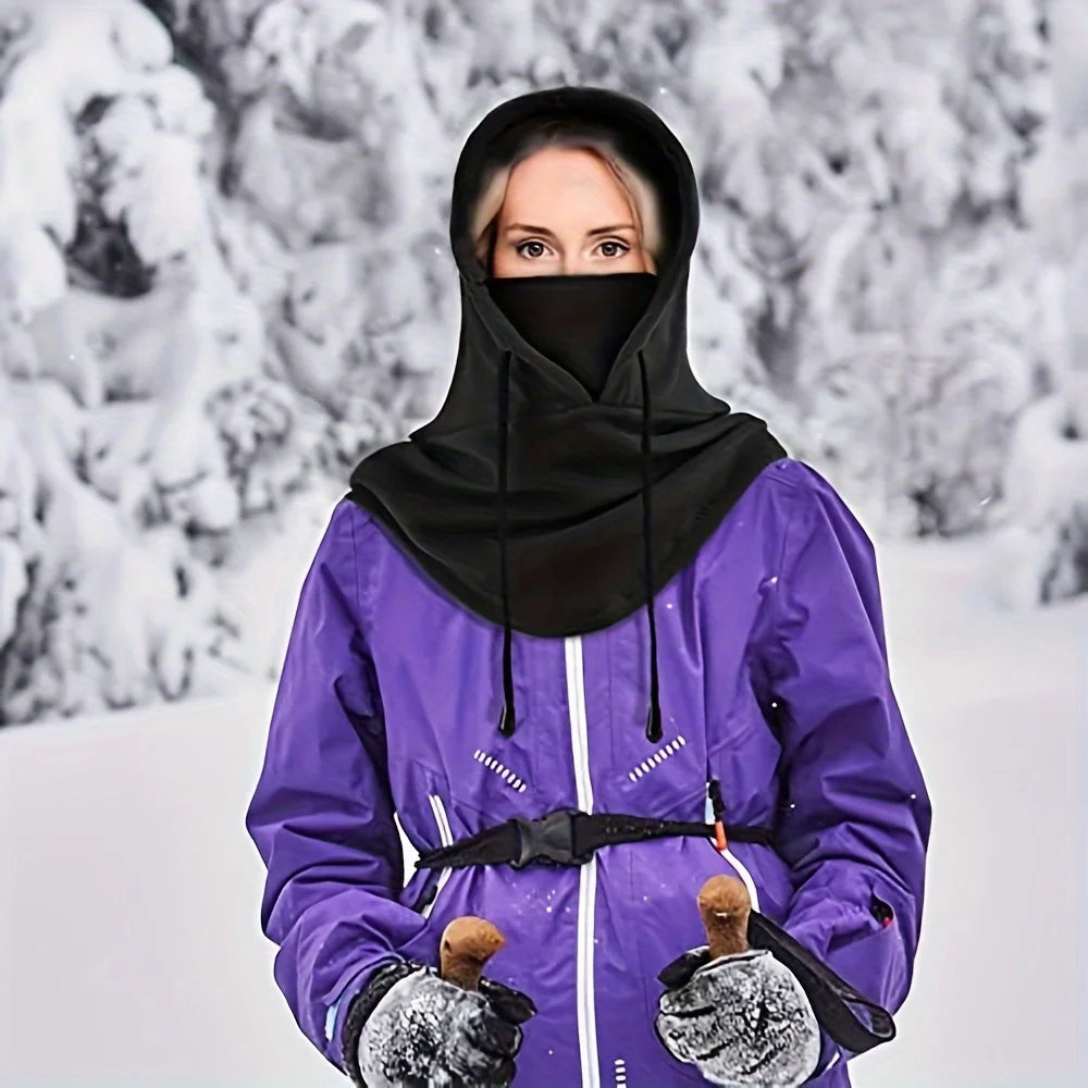 Winter Balaclava Set, Windproof Warm Hat for Outdoor Cycling and Skiing with Neck Warmer – Perfect Gift for Christmas/Halloween/