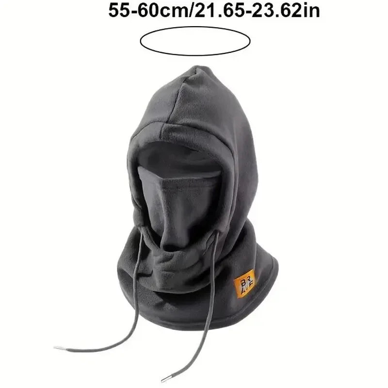 Winter Warm Hat with Mask and Neck Warmer 3-in-1 Windproof Balaclava for Men Women Masked Hat Cycling Cold Weather Protection