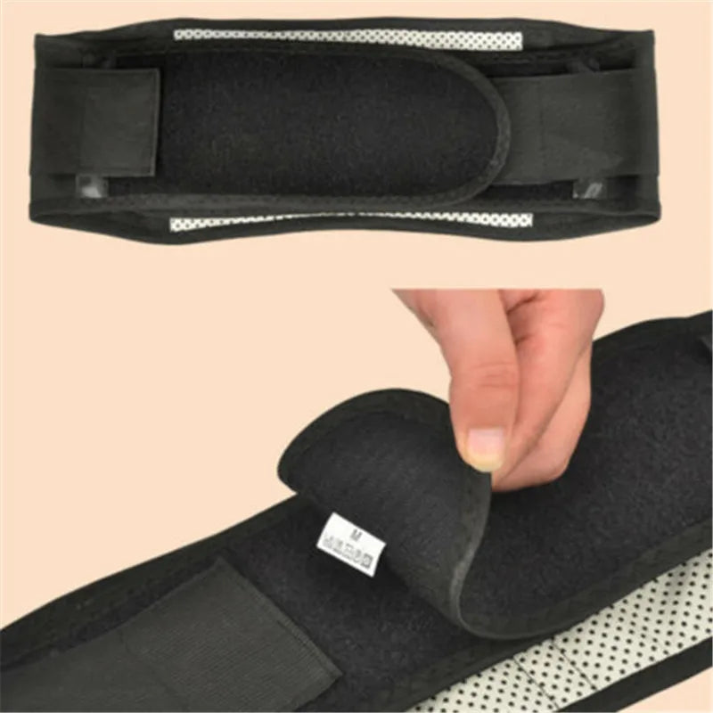 Adjustable Waist Support Self Heating Magnetic Therapy Waist Support Belt Lumbar Brace Massage Band Waist Posture Pain Relief