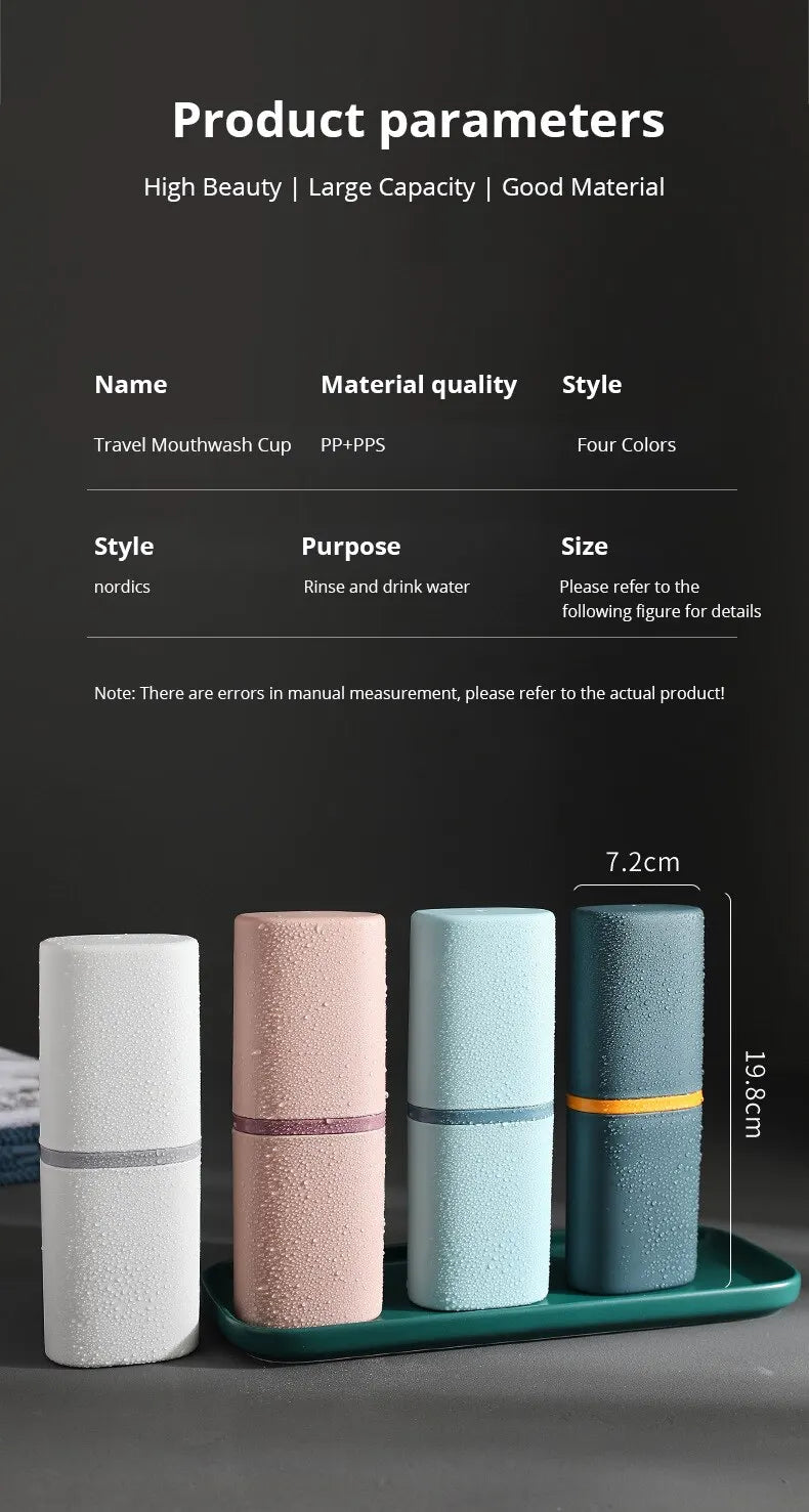 1pc Toothbrush Travel Case Travel Toothbrush Holder Case Portable Travel Toothbrush Case For Traveling Camping Business Trip