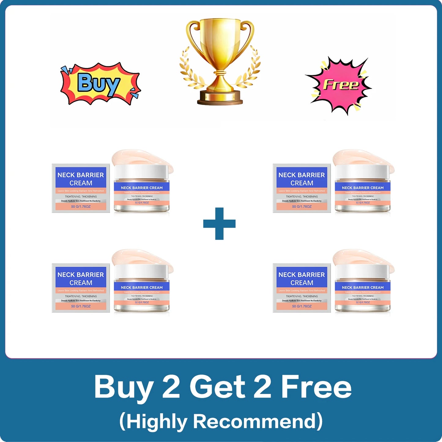 Neck Firming Massage Cream Deep Moisturizing Neck Lines Smoothing Skin Tightening Gentle Hydrating Soft Smooth Daily Neck Care