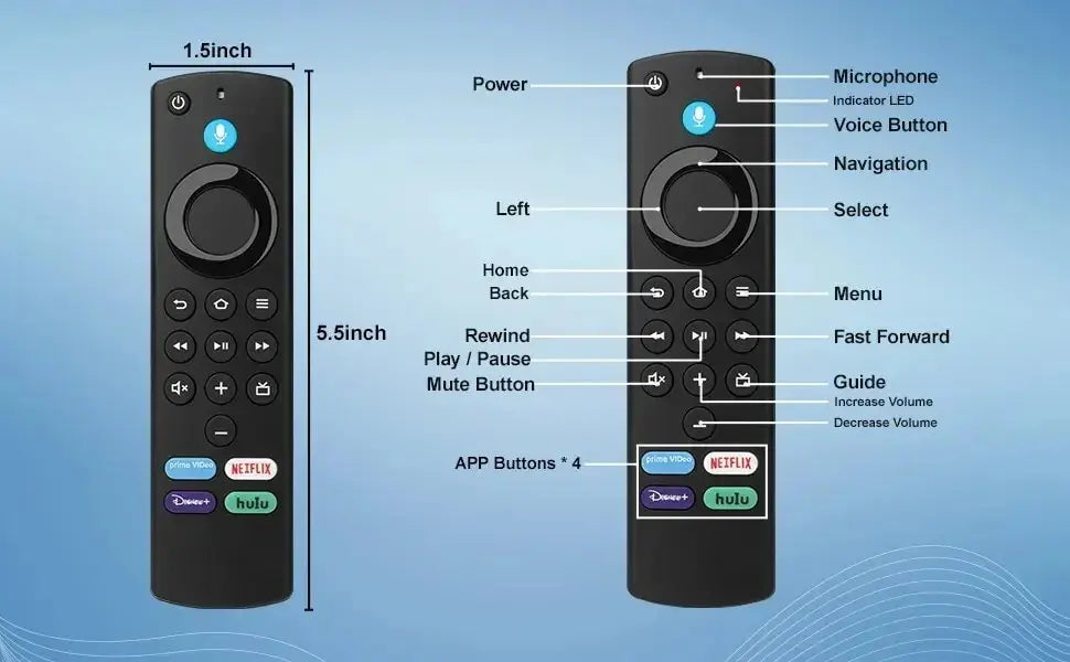 L5B83G For Fire TV Remote Control P4C6EN Television Stick Lite BT Voice Remote ControlAmazon Third Generation