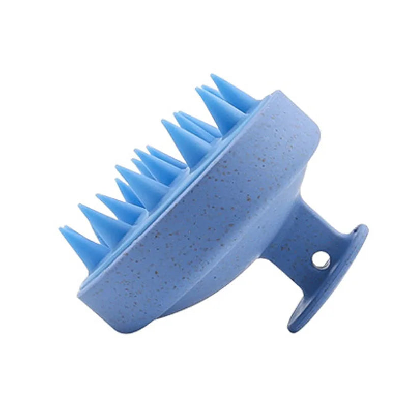 Silicone Shampoo Brush Head Scalp Massage Comb Hair Washing Comb Body Massage Brush Bath Shower Brush Salon Hairdressing Tool