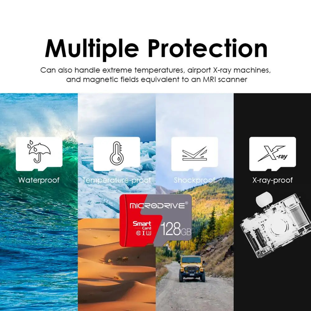 100% Original C10 micro tf sd card 1GB 2GB 4GB 8GB 16gb 32gb memory card 64gb 128gb flash TF card 256gb cartao de memoria