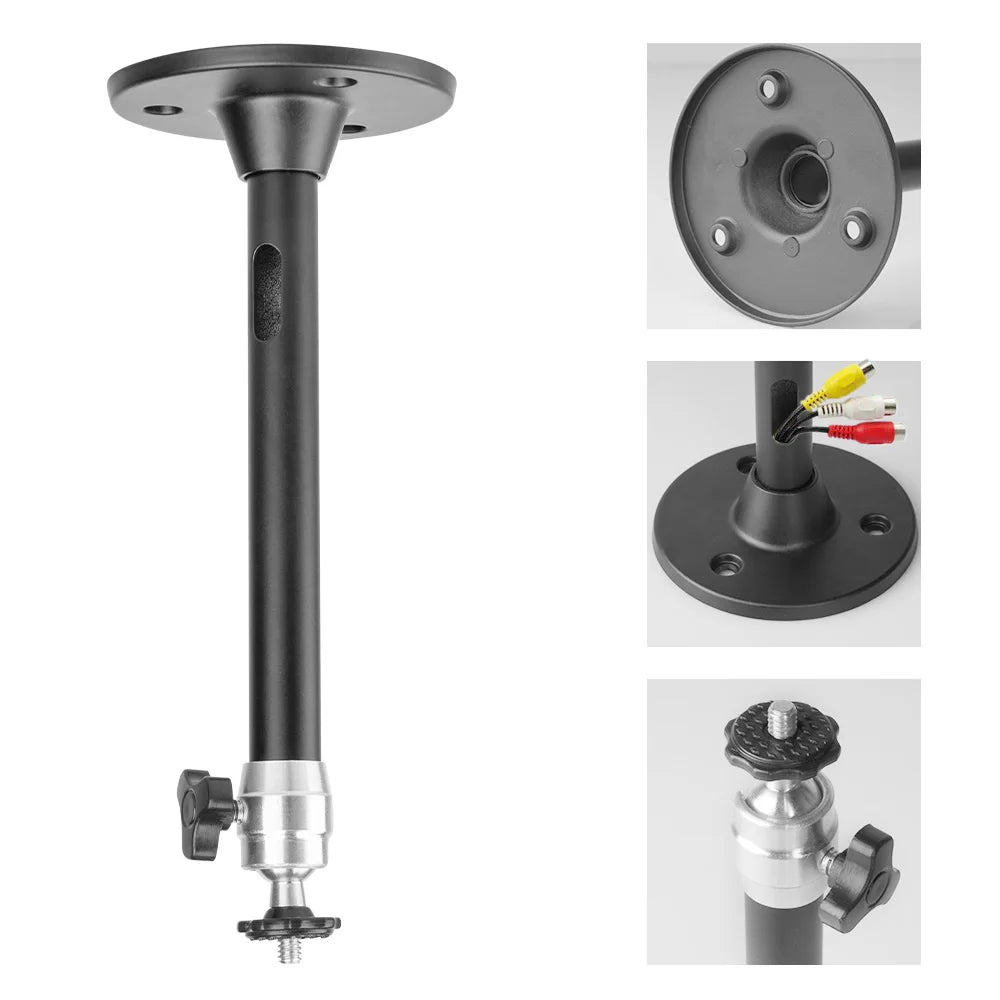 6mm Camera Monopods 21cm Projector Tripod Metal Wall Mount 1/4 Hanger Mounting Kit TD90 TD60 P62 Mini Projector Camera Bracket