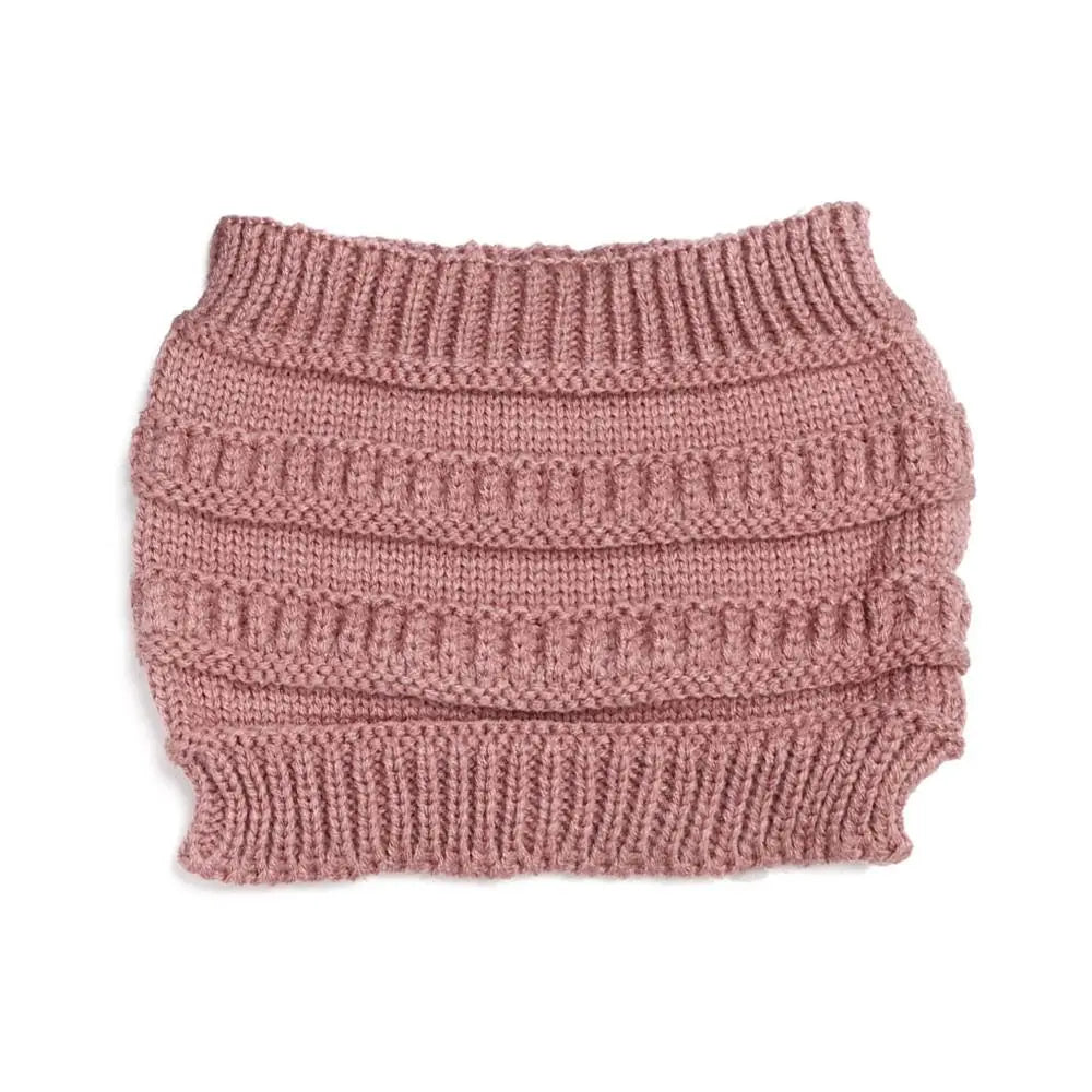 1Pcs Women Girl Autumn Winter Hair Accessories Headwraps Headwear Ponytail Beanie Hat Ear Warmer Hair Band Knitting Headband