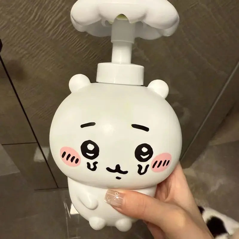 Jiyi Mushroom Shaped Portable Travel Bottles Cute Hand Sanitizer Shower Gel Dispenser Refillable Empty Containers for Home Bathr