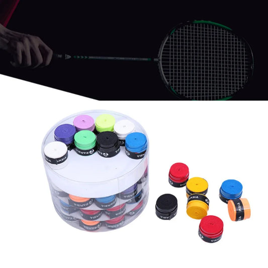 Shock Absorption Anti Slip Tennis Racket Sweatband Anti Slip Sweat Absorption Tennis Overgrip Padel Sweatband Colorful