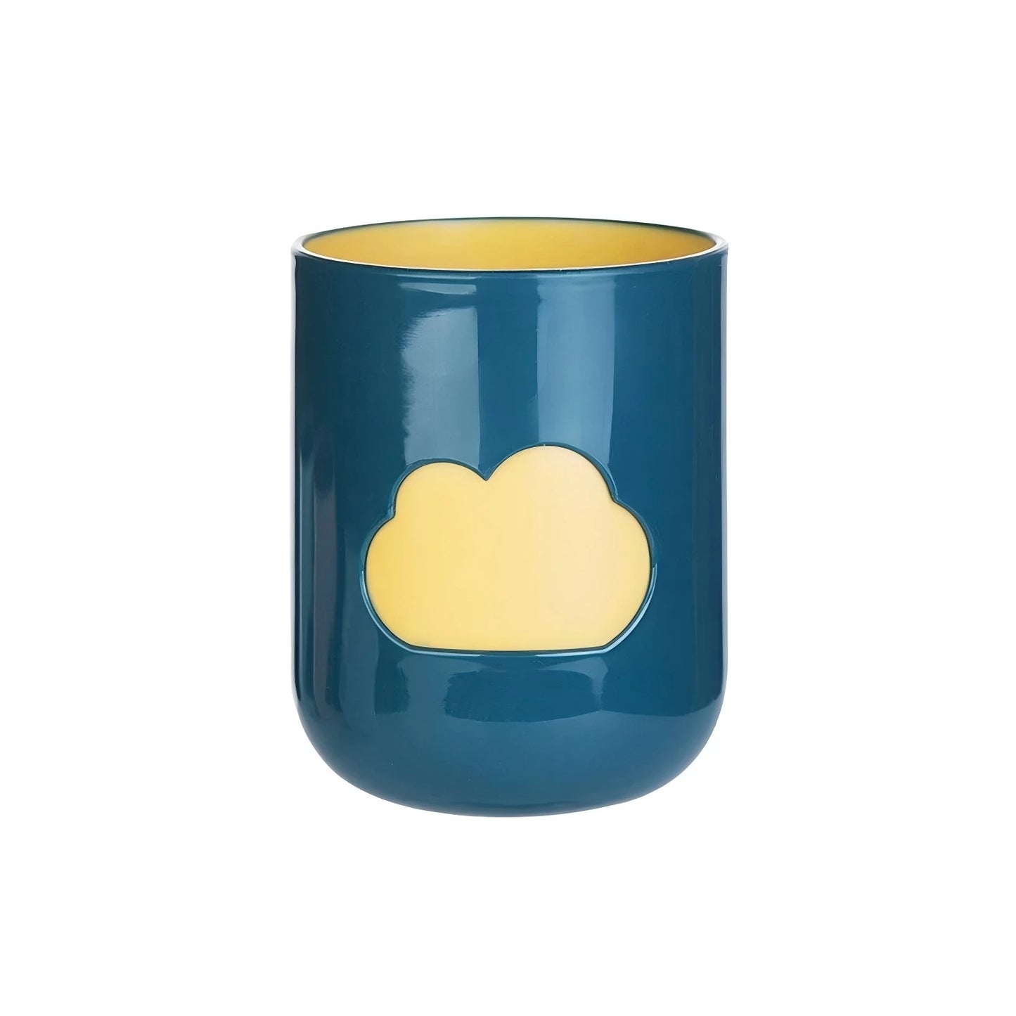 Cloud Pattern Toothbrush Cup Big Mouth Couples Cups Plastic Wash Tooth Mug Bathroom Supplies Household Daily Tools