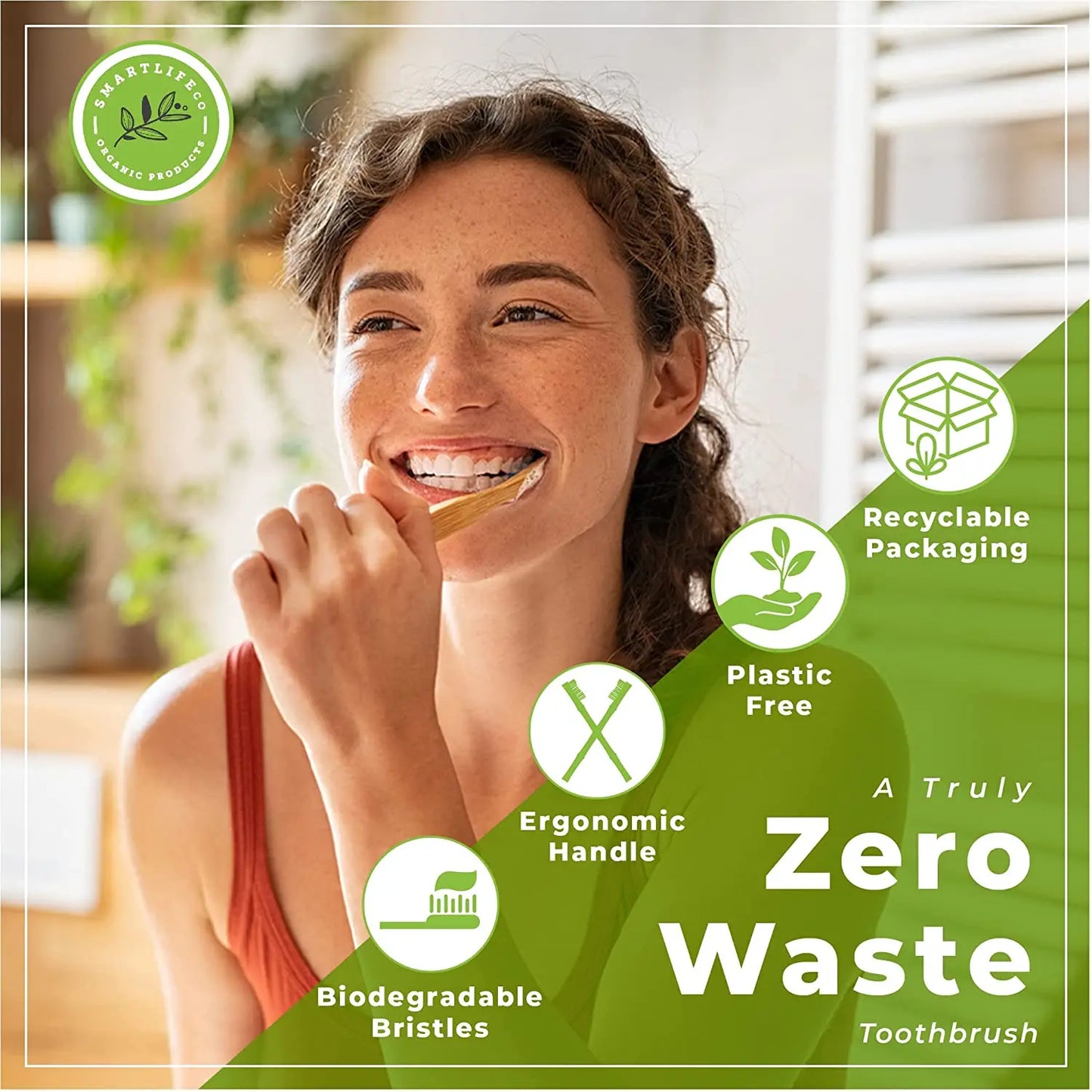 10Pcs Bamboo Toothbrush Eco Friendly Wooden Tooth Brush Soft Bristle Tip Charcoal Adults Oral Care Toothbrushes Hotel Travel