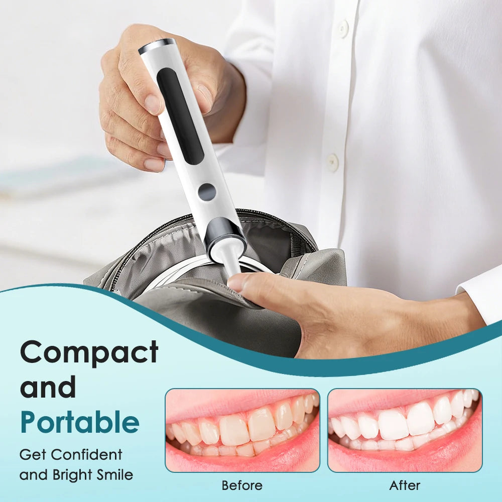 5 In 1 Electric Tooth Polisher USB Rechargeable Dental Scaler Toothbrush Tartar Plaque Calculus Remover Cleaner Teeth Whitening