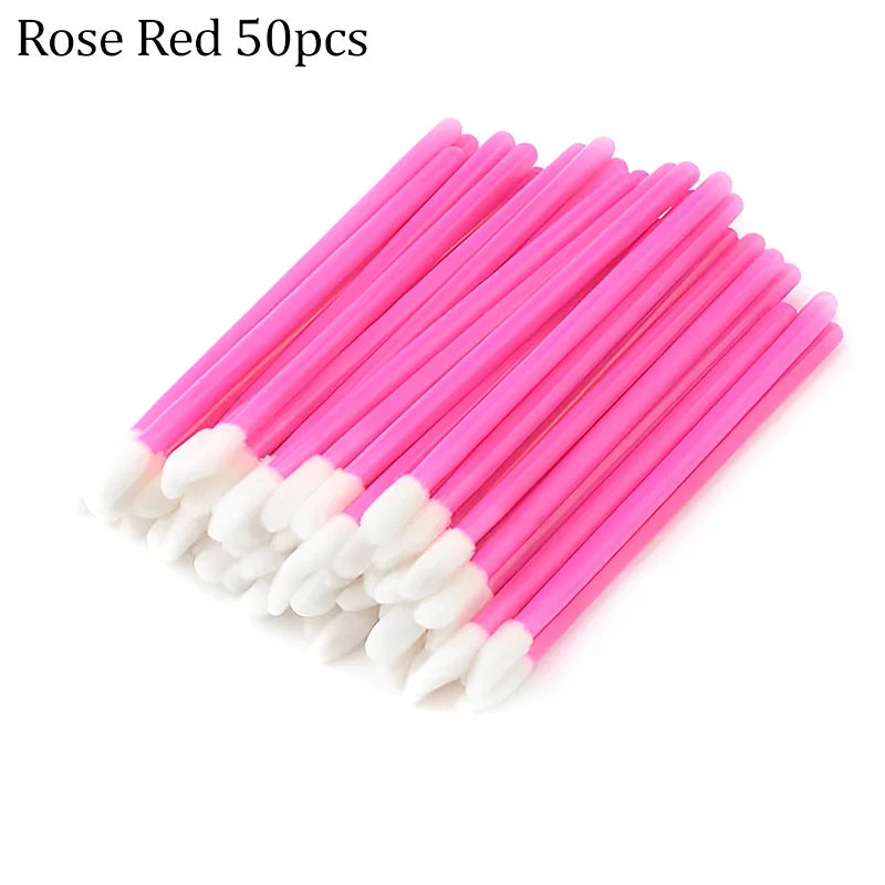 50pcs Eyelash Brushes Reusable Mascara Wands Applicator Spoolers for False EyeLashes Extension Women Lashes Cosmetic Supplies