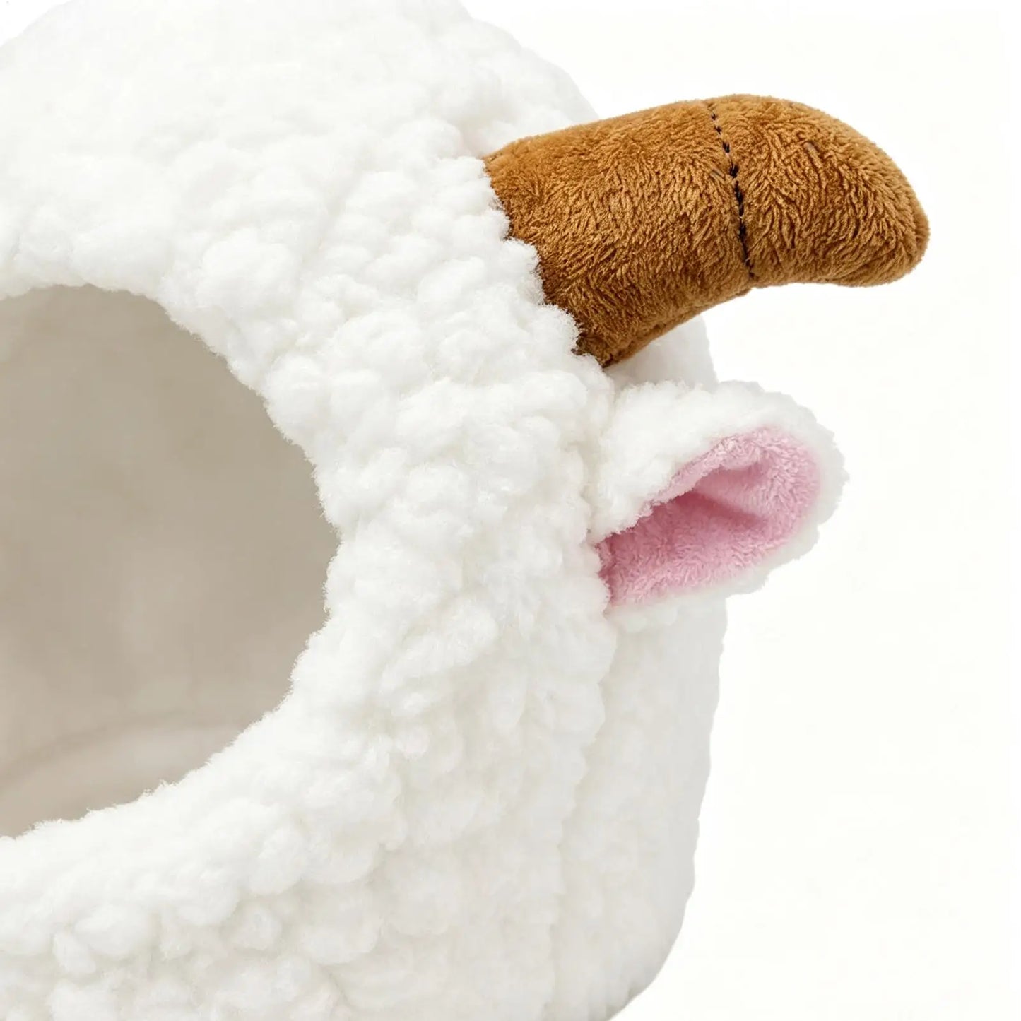 Cute sheep Hooded Pet Cat Dog Accessories Cosplay Cat Hat Winter Lovely New Year Puppy Headgear Soft Velvet Pets Supplies