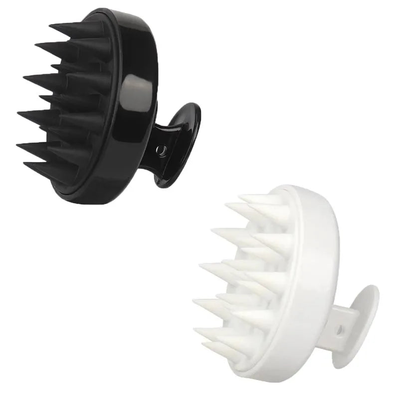 Silicone Shampoo Brush Head Scalp Massage Comb Hair Washing Comb Body Massage Brush Bath Shower Brush Salon Hairdressing Tool