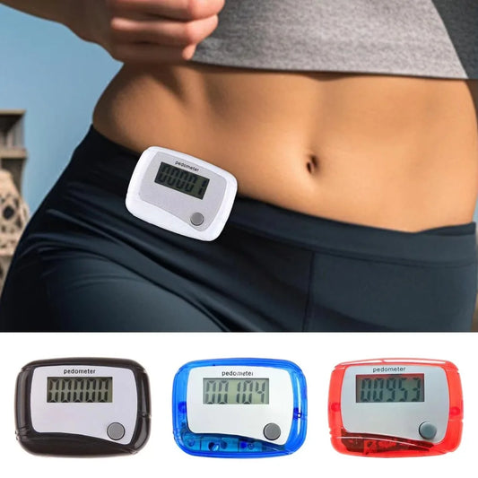 Pedometer for Walking Portable Sports Walk Meter Senior Steps Counter for Sports Running Training Hiking Backpacking Travel