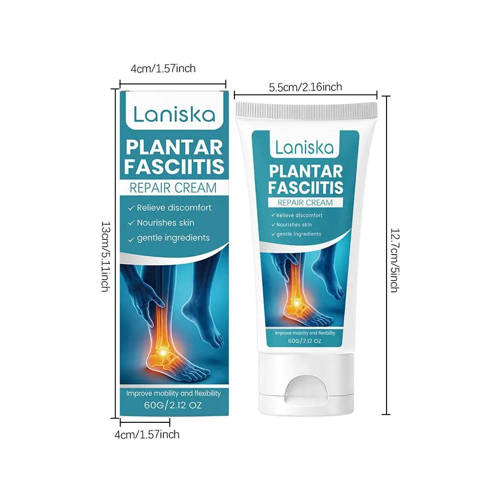 Natural Plantar Fasciitis Relief Cream for Heel Spurs Achy Feet Treatment Legs Gel Cream Cooling Refreshing Moisturizing Care