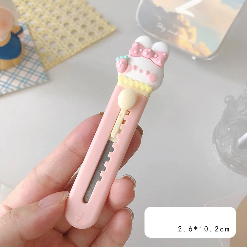 1 Piece Lytwtw's Art Cutter Cartoon Utility Knife Student Art DIY Tools Creative Stationery School Supplies