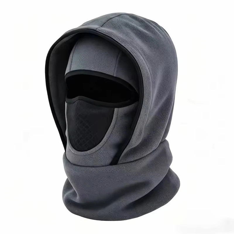 Winter Balaclava Face Mask, Windproof Thermal Hooded Scarf for Skiing Cycling Fishing, Cold Weather Sports Gear, Christmas Gift