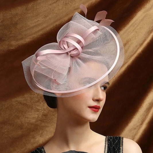 Wedding Accessories Formal Dresses Mesh Fascinator Hats Headwear Kentucky Derby Headpiece for Ladies Hair Accessories Women