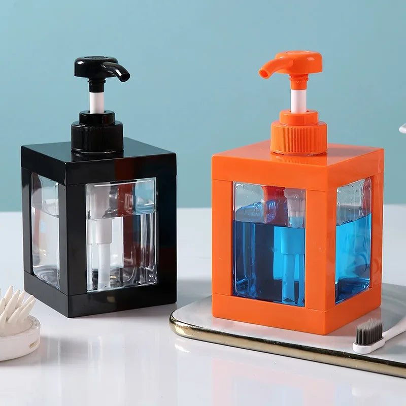 Kitchen Liquid Soap Dispenser 750/500/1000Ml Empty Pump Shampoo Bottle Dish Soap Container Bathroom Accessories