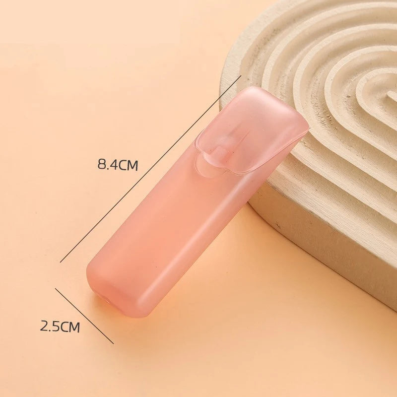 Mini Portable Storage Box with Compartments Travel Small Parts Organizer for Pill Toothpick Dental Floss Jewelry