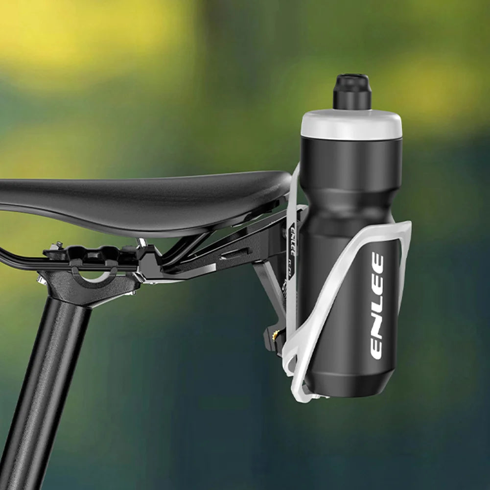 Bicycle Water Bottle Holder Adapter Lightweight Bike Saddle Bottle Cage Extension Bracket Cycling Rear Seat Kettle Mount Stand