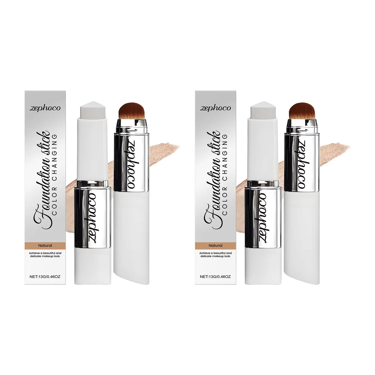 Foundation Stick Natural Persistent No Trace Makeup Feeling Even Skin Tone Invisible Pores Decorate Fine Lines Concealer Stick