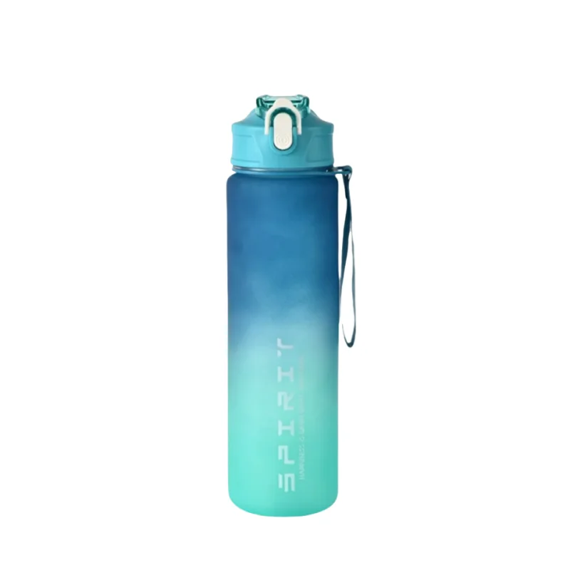 1PCS Hot Sale 750ML Sports Water Bottle Shaker Outdoor Travel Portable Leakproof Drinkware Plastic Drink Bottle BPA Free
