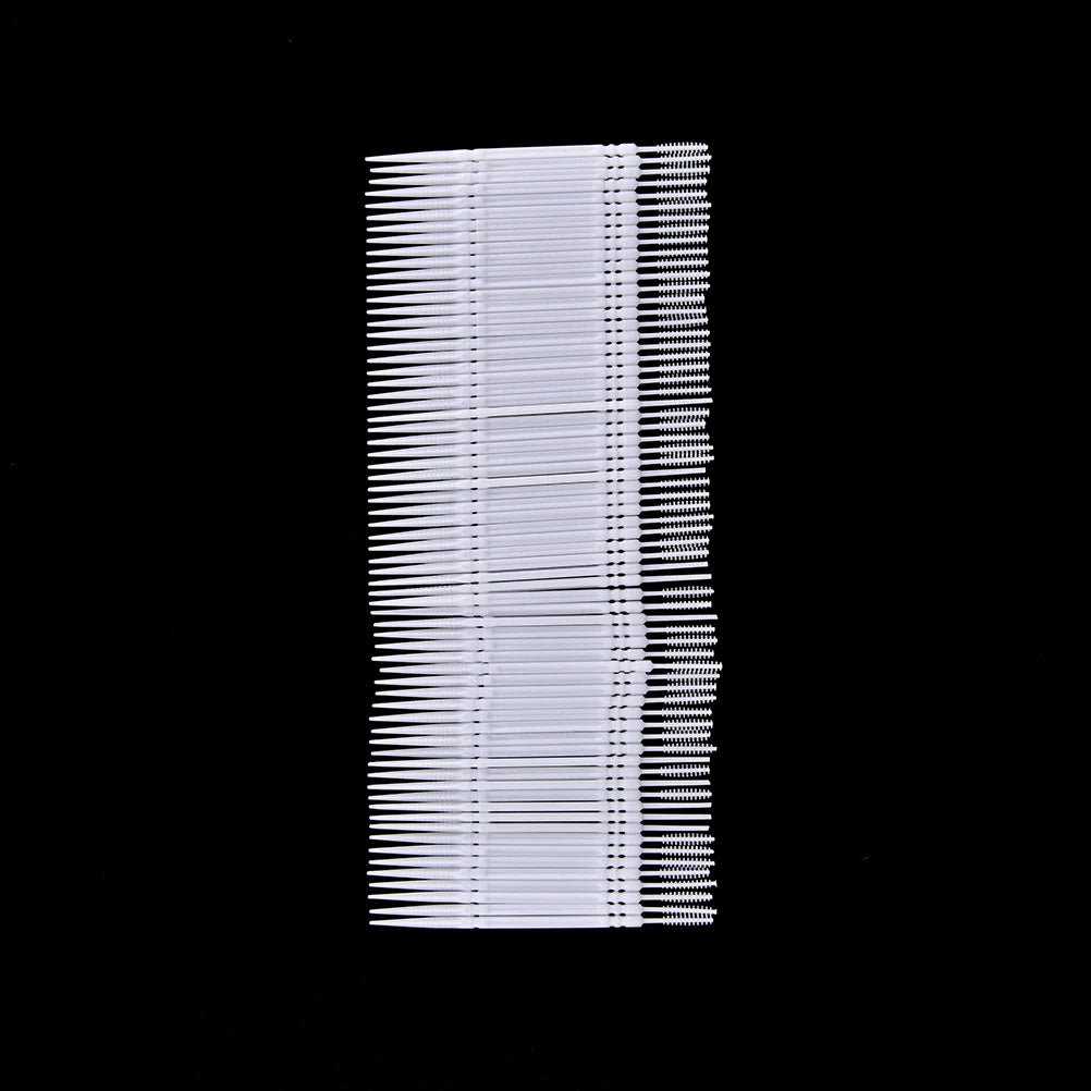 1100 Sticks/box Pale toothpicks 2-way Interdental toothbrush Pick Plastic Dental Picks Mouth hygiene 6.5 Cm Toothbrushes