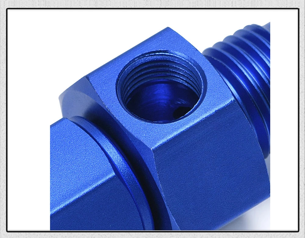 PQY - New AN-6 (AN6) Male to Female 1/8" NPT Gauge / Sensor Side Port Adapter  PQY-SL9192-06