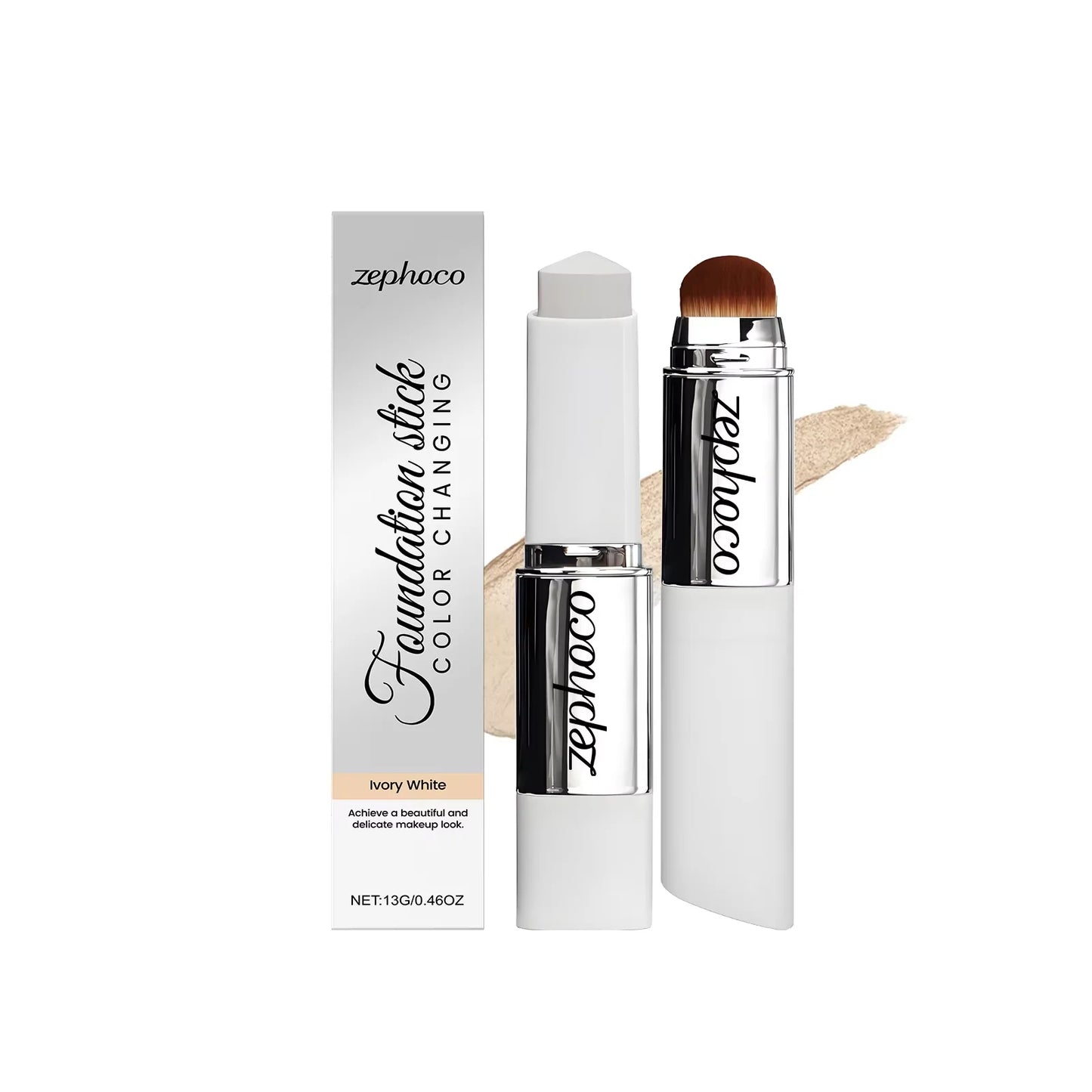 Foundation Stick Natural Persistent No Trace Makeup Feeling Even Skin Tone Invisible Pores Decorate Fine Lines Concealer Stick