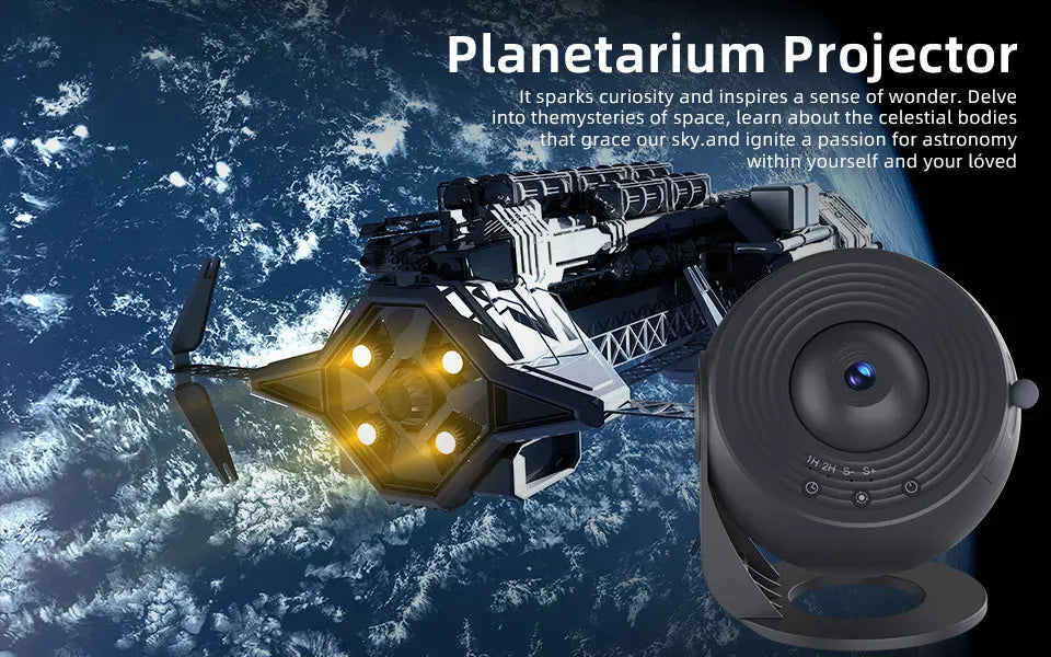 Ocean Starry Sky Projector Night Light 12 in 1 Animal Ocean Projector 360° Rotating Star Galaxy Projector Room Decoration