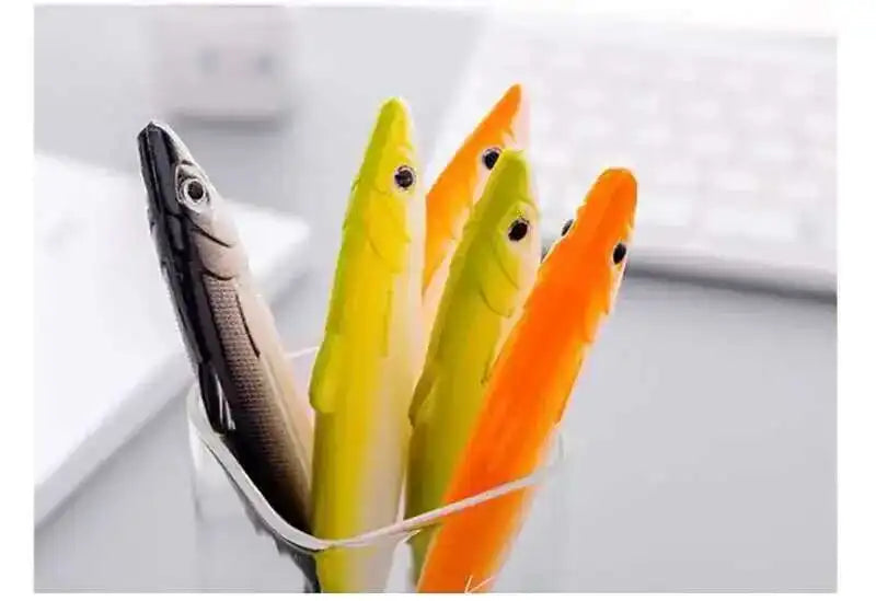 1 Piece Lytwtw's Cute Kawaii Sea Fish Stationery Creative Ballpoint Pen Office School Supply Novelty Funny Lovely Pens