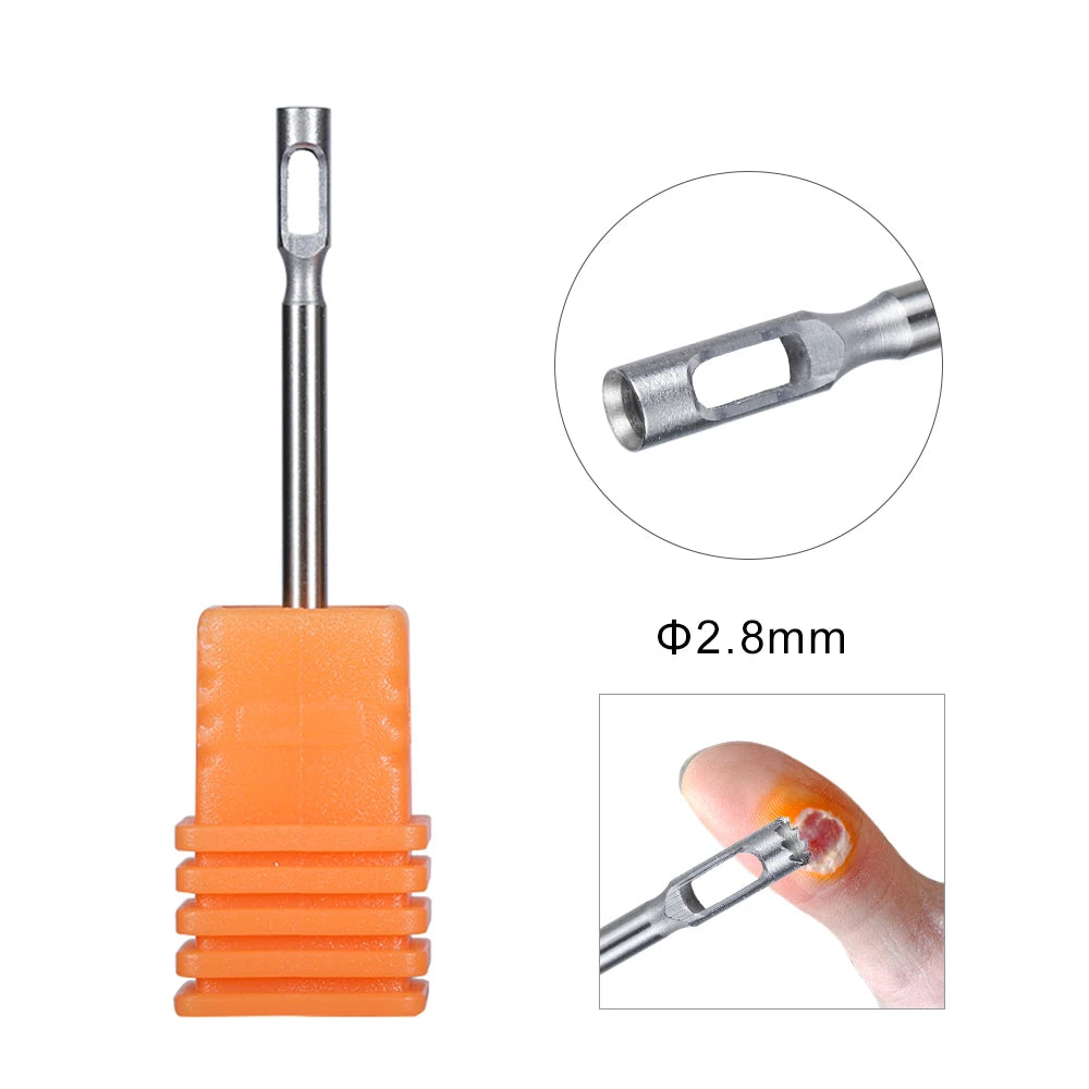 Diamond Nail Drill Bit Sanding Band Rotary Burr Foot Rasp Cuticle Cutters for Manicure Pedicure Disc Nozzles Tool Accessories