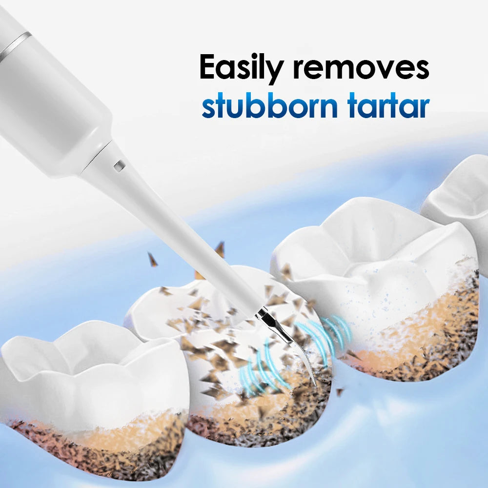 Sonic Electric Toothbrush Teeth Whitening Kit Tooth Whitener Calculus Plaque Tartar Remover Tools Cleaner Stain Oral Care