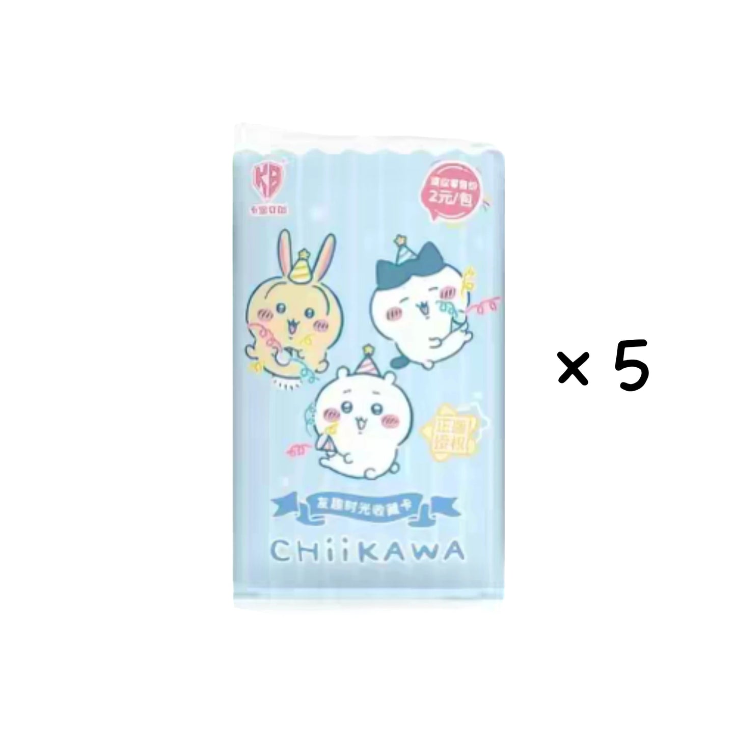 KABAO Original Chiikawa Collection Card Square Kawaii Character High Quality Anime Toy Card Cartoon Decorative Cute Collect Gift