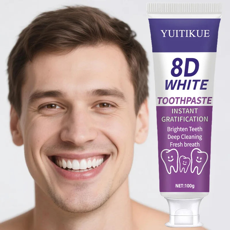 Purple Toothpaste – Deep Clean, Whiten Teeth, Freshen Breath, Protect Gums, Basic Oral Care Paste