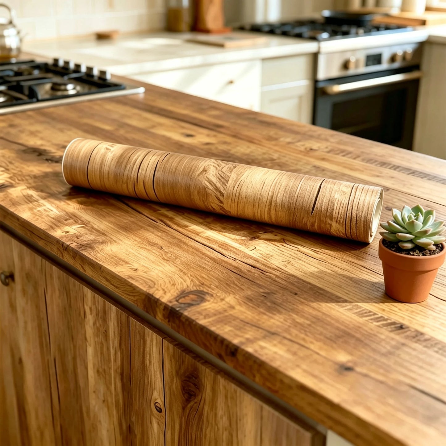 Waterproof Wood Grain Vinyl Self Adhesive Contact Paper Peel and Stick Wallpaper for Cupboard Table Furniture Home Decoration